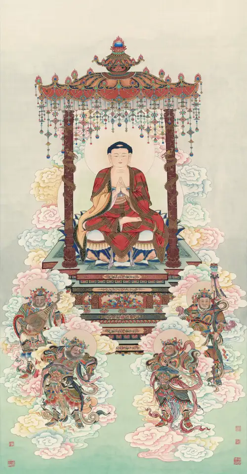 Phật Thích Ca Mâu Ni Tọa Bảo Đàn