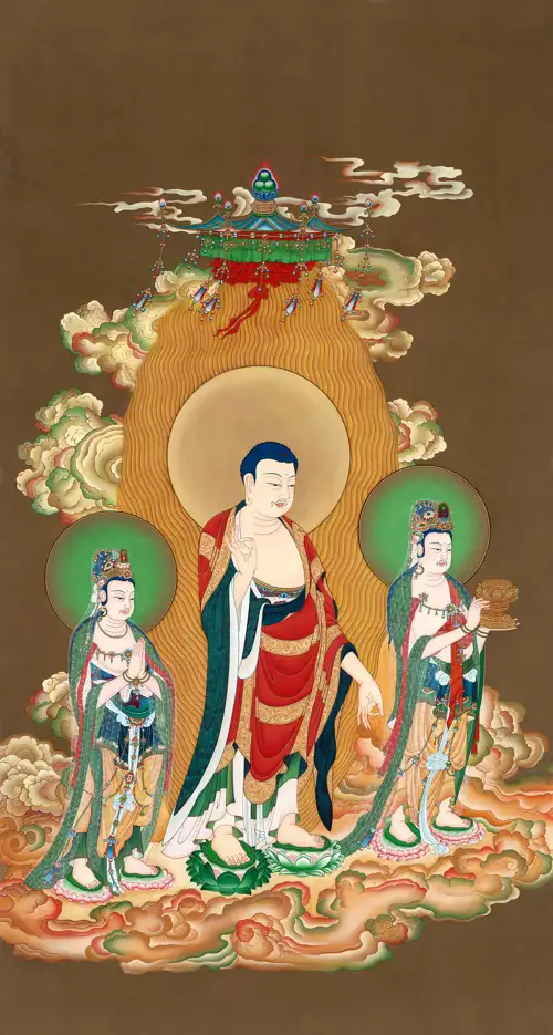 Tây Phương Tam Thánh Thượng Phẩm Đồ