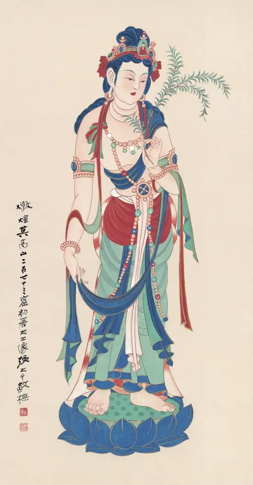 Sơ Đường Bồ Tát Chân Dung