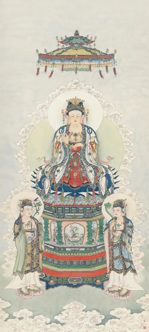 Quán Âm Vô Úy Tam Tôn Hội
