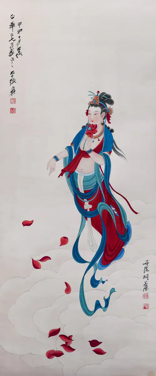 Thiên Nữ Tán Hoa Đồ