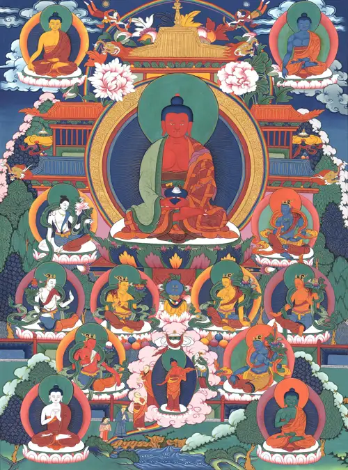 Đức Phật Vô Lượng Thọ – Tịch Minh Bổn Tôn