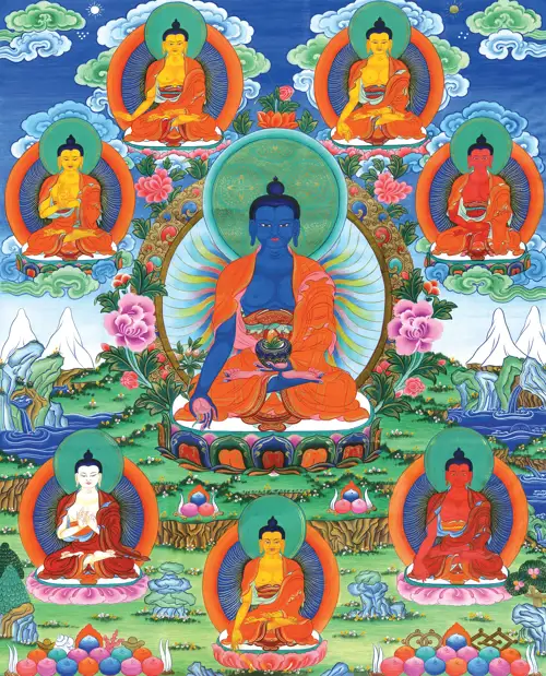 Lưu Ly Tịnh Quang – Bát Phật Chiếu Minh