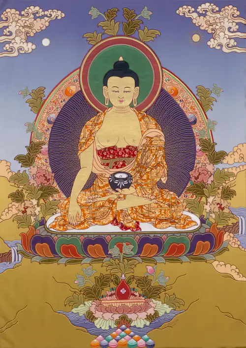 Phật Thích Ca Mâu Ni Nhật Nguyệt Minh Tướng
