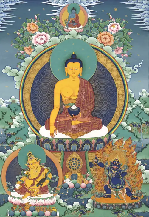 Phật Thích Ca Mâu Ni - Tịnh Độ Tam Thánh Cảnh