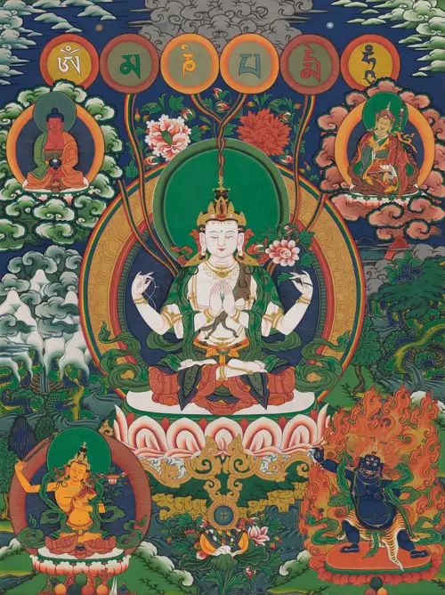 Quán Thế Âm Tứ Thủ – Tâm Hoa Phổ Nhiếp