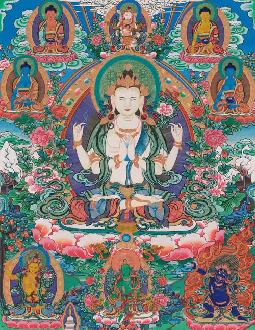 Quán Tự Tại Bồ Tát – Liên Hoa Tự Quang 