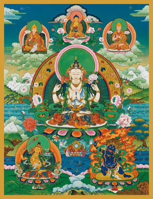 Quán Thế Âm Tứ Thủ – Liên Hoa Trí Nguyện