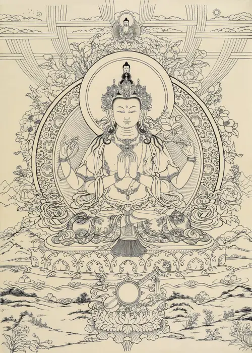 Quán Tự Tại – Kim Cang Tịch Quang Chân Dung