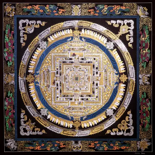 Mandala Thời Luân Kim Cương Ánh Kim Đàn Thành
